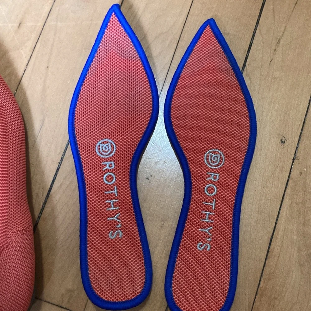 Stylish Coral Rothy's Women's Flats - Picture 5 of 8